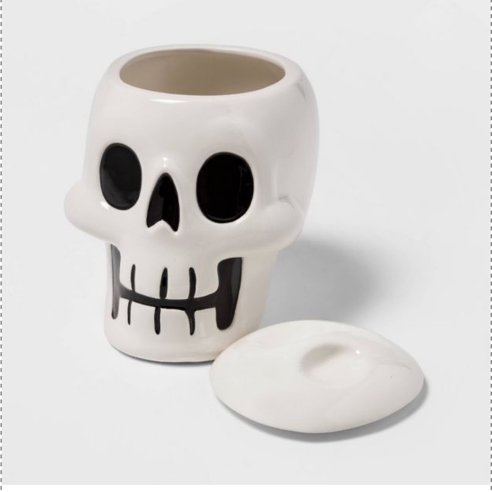 Target by Hyde & EEK Ceramic Skull Halloween Candy Jar - Picture 12 of 16